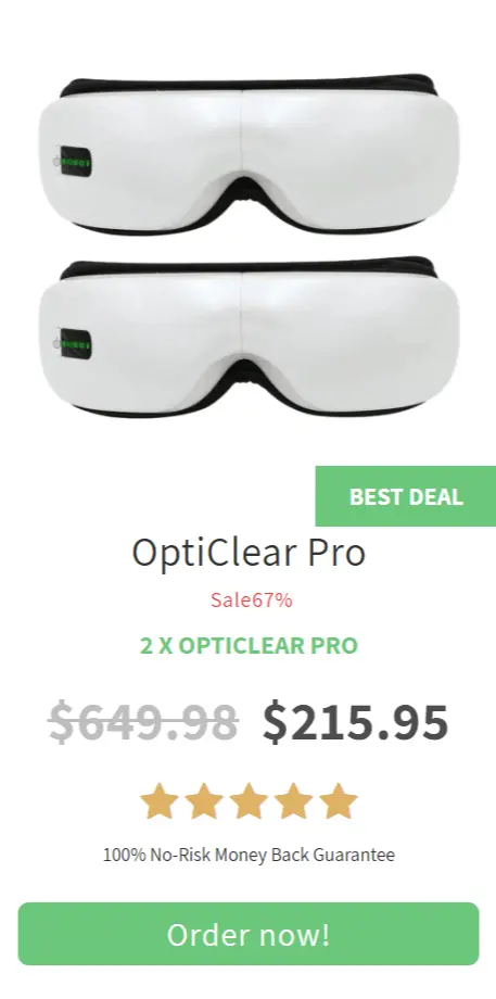 OptiClear Pro package price 